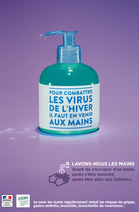 Visuel - Affiche sur l'hygiène des mains