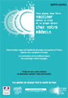 Grippe A annonce presse