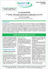 La vaccination 1re partie – fiche technique Cespharm  mise à jour 2011