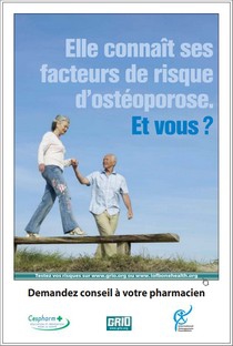 Elle connaît ses facteurs de risque d'ostéoporose. Et vous ? - affiche