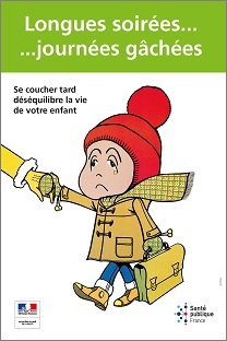 Longues soirées, journées gâchées - affiche