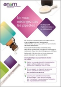 Ne vous mélangez pas les pipettes ! - affiche