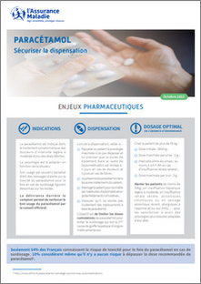 Paracétamol : sécuriser la dispensation - fiche pharmacien - Assurance Maladie