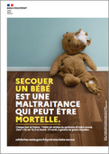Syndrome du bébé secoué - affiche - Ministère des solidarités et de la santé
