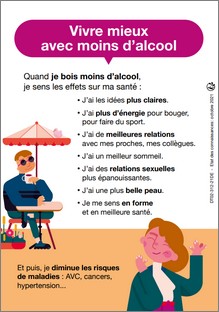 Vivre mieux avec moins d'alcool - flyer - SPF